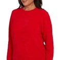 thumbnail image 4 of Alfred Dunner Womens Petite Cable Chenille Pullover Sweater, 4 of 4