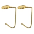 thumbnail image 2 of Ganchos para bolsos para mesa, juego de 2 ganchos de metal para bolsos, colgadores para bolsos de mano para mesas, escritorios, dorados, 2 of 5