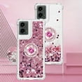 thumbnail image 7 of Case for Motorola Moto G 5G 2024, Moto G 5G 2024 Case Glitter Clear TPU Cute Love Quicksand Sparkle Phone Case with Stand Liquid Shockproof Cover for Moto G 5G 2024 Rose Gold YBZ, 7 of 7