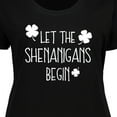 thumbnail image 4 of Inktastic Let the Shenanigans Begin Women's Plus Size T-Shirt, 4 of 5