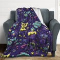 thumbnail image 3 of Pokemon Gengar Throw Blanket Cute Flannel for Boys Girls Men Women, 3 of 7