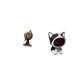 thumbnail image 5 of Figura de gato con globo terráqueo, estatua moderna, reloj de mesa, coleccionable, adorno de escritorio, arte artesanal para estante, oficina, chimene, 5 of 8
