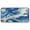 Blue Tie-dye Pattern, variant on 39x20 Inch Non-Slip Floor Mat Hallway Runner Rug Entrance Floor Mat Runner for Kitchen and Living Room Abstract Shapes and Forms Pattern