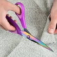 thumbnail image 4 of SUTENGDA Winter Savings Clearance!  Craft Sewing Scissors Titanium Alloy Blade Multi-purpose Scissors Set 3 Pieces, 4 of 6