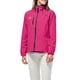 thumbnail image 3 of Chaqueta cortavientos de una sola capa para mujer, abrigo con capucha desmontable para exteriores, transpirable, a de viento, Color sólido, para montañismo (Rosa vivo, L), 3 of 4