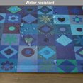 thumbnail image 6 of Ambesonne Blue Place Mats Set of 4, Play Cards Theme Design, Standard Size, Fern Green Purple, 6 of 6