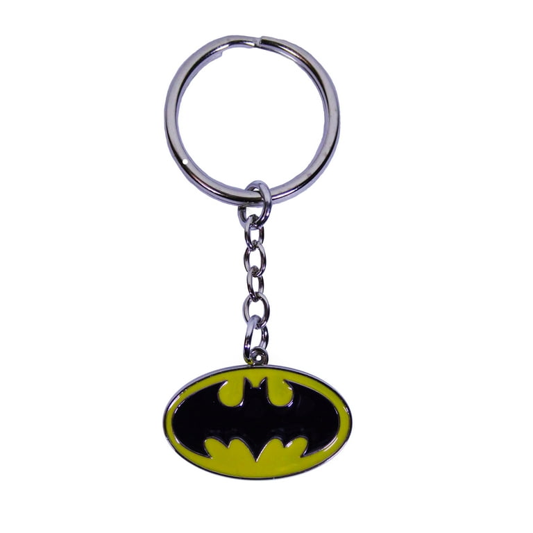 Acquista Portachiavi Dc Batman Logo Round Metal Keychain Originale