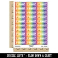 thumbnail image 2 of 2nd Second Payment Request Sticker Set - Rainbow - Gloss Finish - 1.75" Medium, 2 of 7