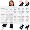 thumbnail image 3 of Cethrio Girls Summer Outfit Sets Short Sleeve, Short Sleeve School 2 Piece Kids' Clothing Sets White Size 5-6 T, 3 of 4