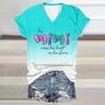 thumbnail image 3 of Tops Cortos para las Mujeres Día de la Independencia Impreso Suéter con Cuello en V Manga Corta, Top Casual para Primavera Verano, 3 of 3