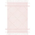 thumbnail image 2 of Mark&Day Wool Rugs, 5x7 Ameland Global Pale Pink Area Rug, White Pink Carpet for Living Room, Bedroom or Kitchen (5' x 7'6"), 2 of 6