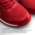 thumbnail image 6 of HUNDRED Infinity Pro Mens Badminton Sports Shoes (Non Marking) | Red-Gold | 7US/6UK/40EU | For Table Tennis,Volleyball,Basketball & Indoor Sports| Lightweight, Durable & X-Cushion | Paddle Pickle, 6 of 7