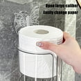 thumbnail image 4 of onlyliua Limited Time Deals of the Day Bathroom Storage Rack High Grade No Nail Suction Cup Cosmetics Storage Rack Roll Paper Box Tissue Storage Box, 4 of 6