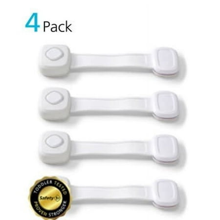 Safety 1st OutSmart Multi-Use Lock 4pk, White, Toddler
