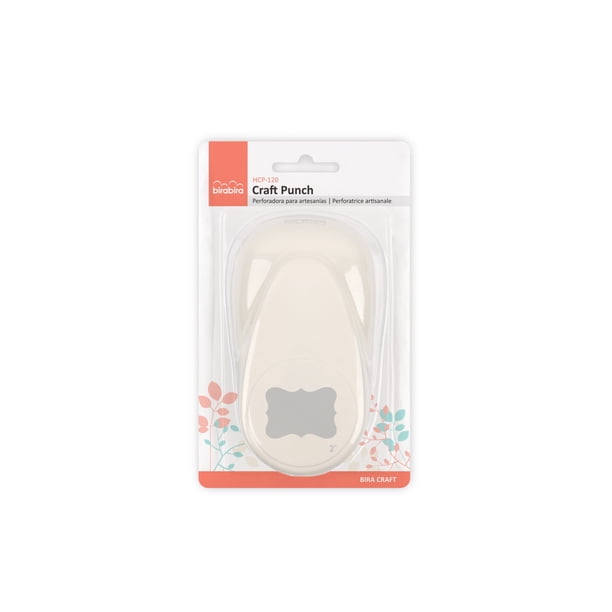 Bira 3 Inch Mini Round Envelope Craft Punch - Lever Action Paper Punch For Scrapbooking & Cards