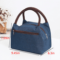 thumbnail image 2 of Lunch box bag Canvas insulation hand carry lunch box bag hand carry bento bag, 2 of 2