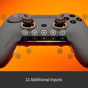 Restored Premium Corsair SCUF ENVISION PRO V2 Wireless Gaming Controller for PC with Hall Effect Thumbsticks - Steel Gray