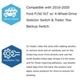 thumbnail image 3 of 6pc Sports Red Aluminum Air Conditioner Stereo Volume/Tune Trailer/4WD Switch Turner Ring Covers For 2016-2020 Ford F-150, 3 of 9