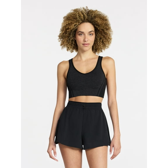 Avia Women's Low Support Seamless V-Neck Sports Bra, Sizes S-XXXL