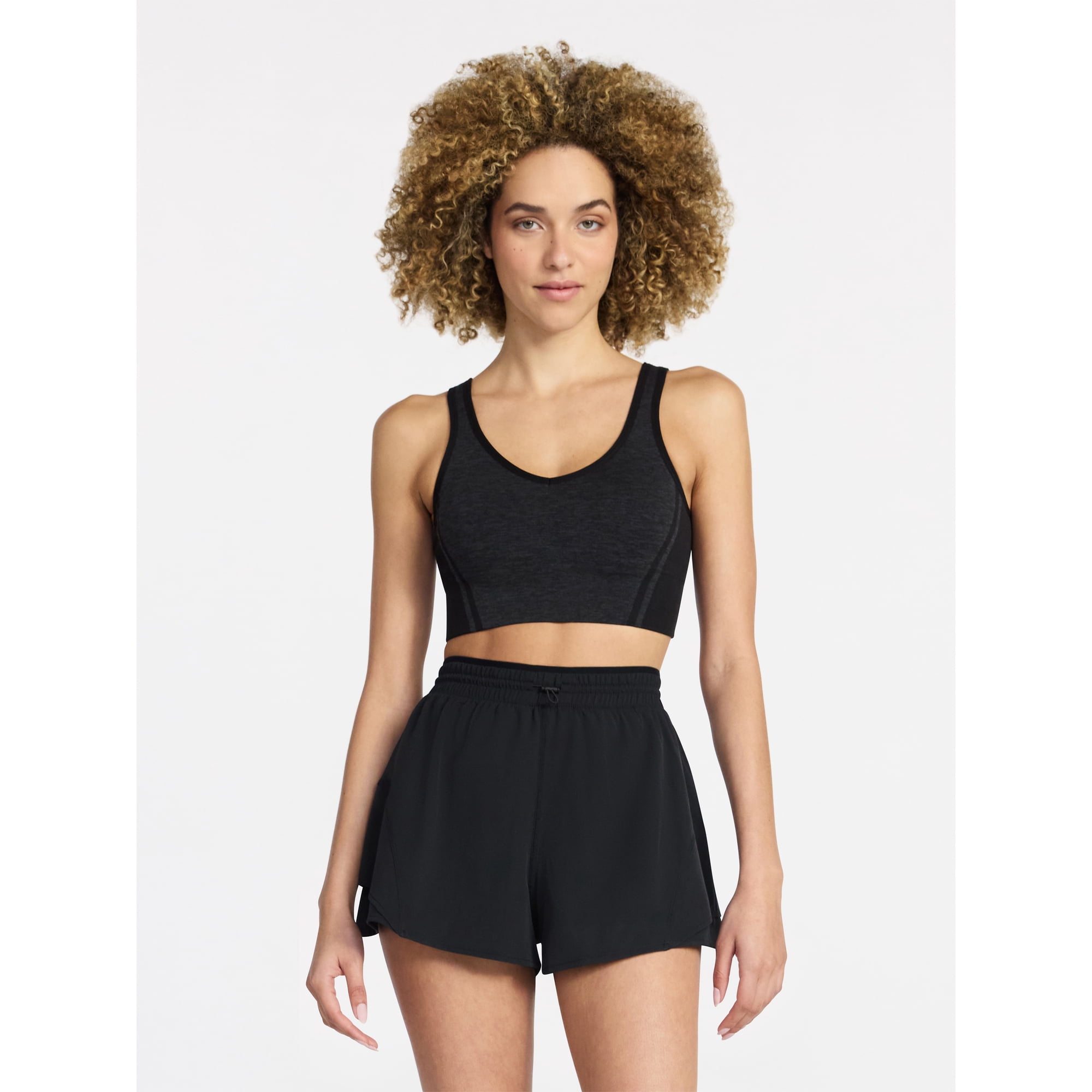 Avia Women's Low Support Seamless V-Neck Sports Bra, Sizes S-XXXL