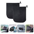 thumbnail image 4 of 2Pcs Oxford Cloth Rearview Mirror Cover Creative Rearview Mirror Proof Windproof Car Mirror Coat, 4 of 8