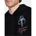 thumbnail image 4 of The Mandalorian Men's and Big Men's Chromed Helmet Graphic Hoodie, Sizes XS-3XL, 4 of 5