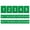 Green, variant on 25PCS Rectangle Number Tags 1-25, 3x4CM Number Key Tags Plastic Numbered for Organizer Drawing Prizes Field Sales Clothes Labels, Green