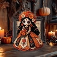 thumbnail image 3 of Halloween Fabric Doll DIY Kit, Sugar Skull Rag Doll Craft Set, Gothic Cloth Doll Making Supplies, Handmade Sewing Doll Kit, Floral Doll DIY Pack, Craft Supply for Home DIY Projects, Halloween Gift, 3 of 6