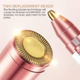 thumbnail image 3 of Eyebrow Trimmer & Facial Hair Remover for Women,USB Rechargeable 2 in 1 Eyebrow Razor and Painless Hair Remover, 3 of 8