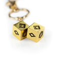thumbnail image 4 of Llavero STAR WARS Han Solo Lucky Sabacc Dice chapado en oro, 4 of 7