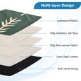 thumbnail image 3 of FORMRS 15"-15.6" Laptop Sleeve Protective Case Soft Carrying Quilted Computer Bag Cover, Dark Green Leaves, 3 of 7
