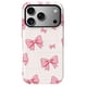 thumbnail image 1 of SKLYDDI Funda para iPhone 15, Diseño de Moños Rosas, Compatible con MagSafe, 1 of 7