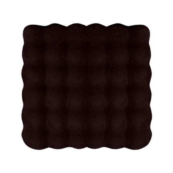 KQJQS Luxury Thickened Plush Car Seat Cushion, Soft Fluffy Protector Warm Faux Rabbit Fur Non-Slip Front and Back Seat Covers Fuzzy Car Seat Interior Warm for Winter Mat Universal Fit