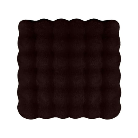 Tahtuvzn Auto Parts Car Seat Cushion Winter Thickened Piece Short 17.7×17.7 Home Gift
