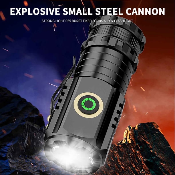 brightest rechargeable pocket flashlight 2019 1000 Lumen LED Flashlight, Zoom, Rear Power Button, Waterproof This high Klein Tools Rechargeable LED Flashlight