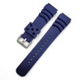 thumbnail image 1 of Men's 20/22/24mm Rubber Strap For Casio Bump Seiko Waterproof Sports Watch Strap, 1 of 4
