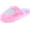 Pink Heart, variant on Girls Fluffy Slip On Warm House Slippers