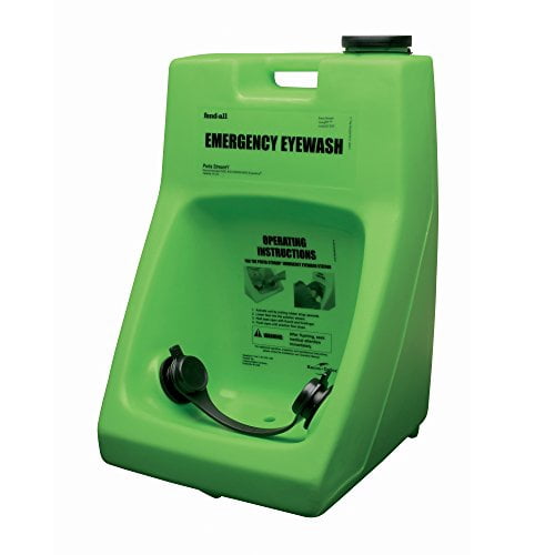 Fend-all Porta Stream I Portable Gravity Fed Eye Wash Station With 70 Ounce Saline Concentrate