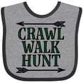 thumbnail image 3 of Inktastic Bow Hunting Crawl Walk Hunt Boys or Girls Baby Bib, 3 of 4