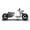 White, variant on Ice Bear Maddog Gen V 150cc Scooter, GY-6 clone engine, Automatic CVT, Electric start