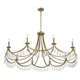 thumbnail image 4 of Kameron 10-Light Chandelier in Warm Brass, 4 of 6