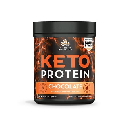 Ancient Nutrition, KetoPROTEIN, Chocolate, 535G