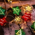 thumbnail image 2 of Boules de Sapin de Noël Ornements Lumières de Noël Intérieures Guirlandes Lumineuses Extérieures Insert Bout en Bout Extensible Ornements de Sapin de Noël Cheminée Porche Couronne, 2 of 9