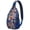 Vintage, variant on Vintage Paisley Pattern Sling Backpack for Women, Rustic Boho Crossbody Shoulder Bag with Decorative Floral Design, Lightweight Travel Daypack