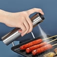 thumbnail image 2 of Oil Sprayer For Cooking Air Fryer, 100ml Oil Dispenser Bottle For Kitchen(1 Pcs, Silver), 2 of 5