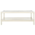 thumbnail image 3 of SAFAVIEH Bela Solid Coffee Table with Storage Shelf, White, 3 of 5