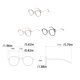 thumbnail image 5 of Qarigey 1 par de gafas de Metal para mujer, bonitas gafas de repuesto para protección solar inastillables HD, gafas universales para chicas y Type2 NO2, 5 of 6