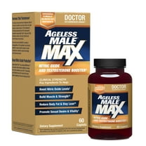 Ageless Male Max Total Testosterone Booster for Men with Ashwagandha, 60 Capsules