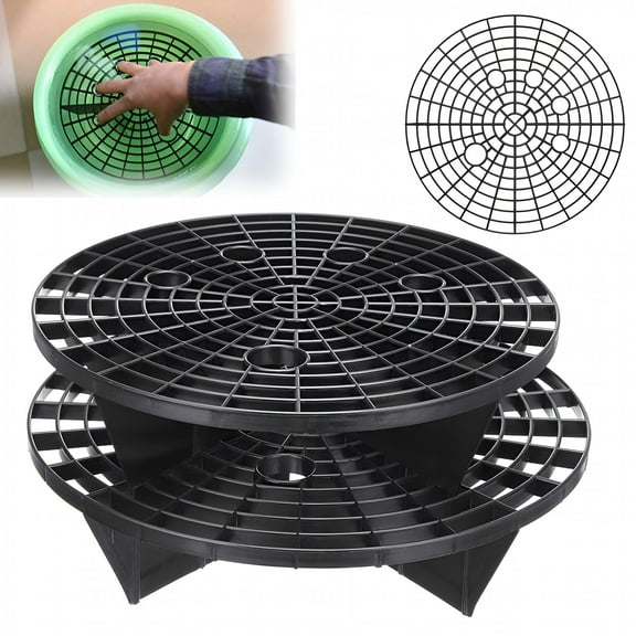 ACDANC Car Wash Grit Trap Insert Water Bucket Filter Scratch Sponge Kit