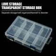 thumbnail image 5 of Transparent plastic box storage box is used for tabletop storage box of ornaments, 5 of 5